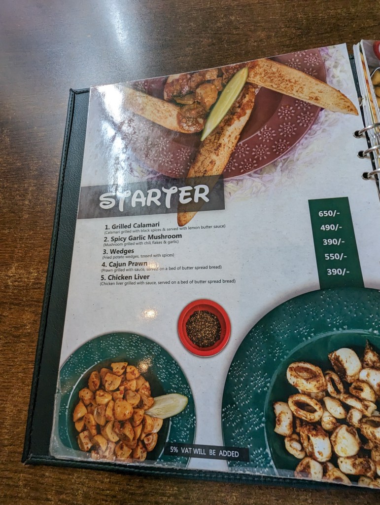 Menu of Green & Pepper Restaurant in Bashundhara