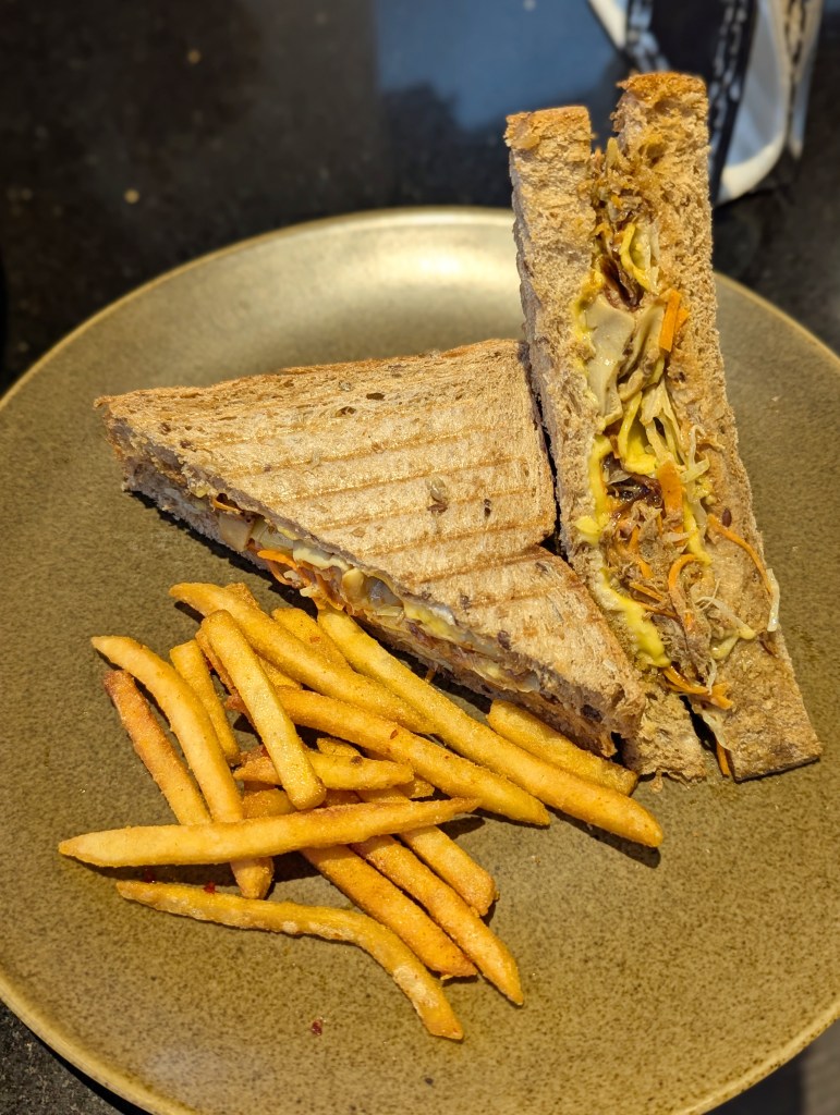 Pulled beef sandwich at Coffee World Uttara Dhaka